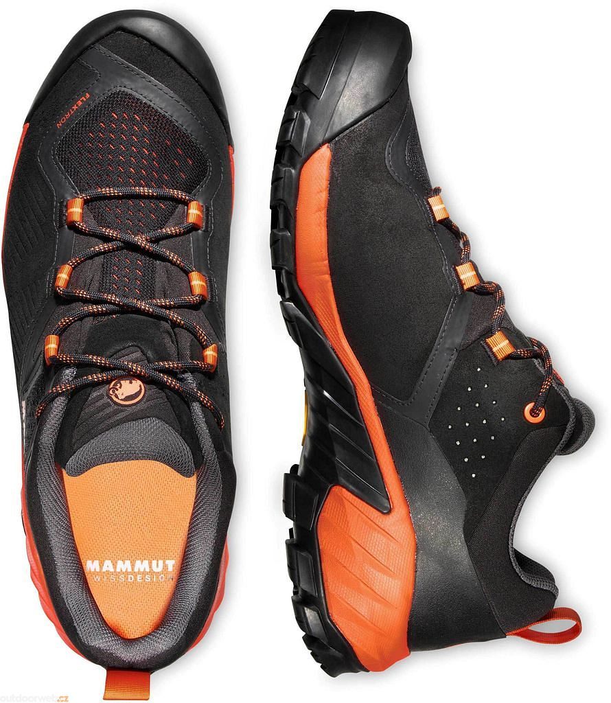 Sapuen Low GTX® Men, black-hot red - Men's hiking boots - MAMMUT - 152.72 €