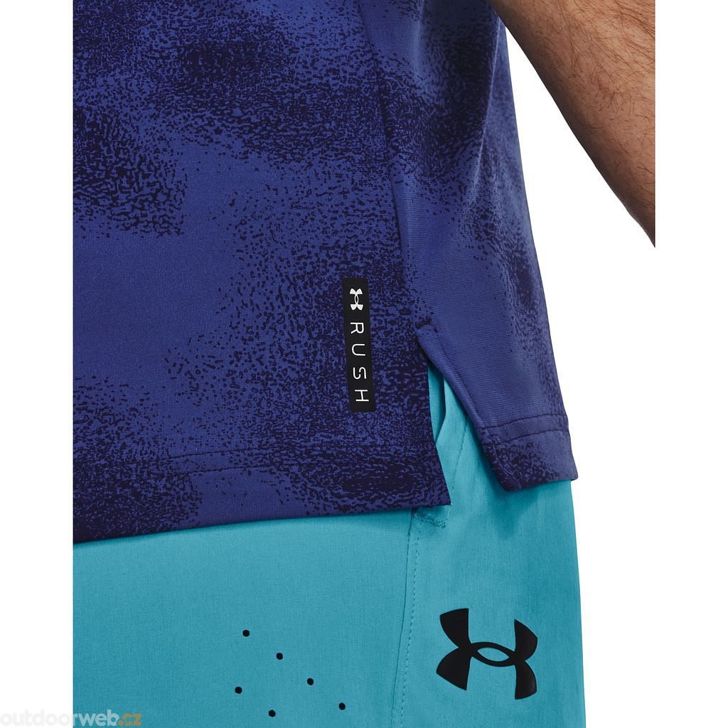  UA Rush 2.0 Vent SS, Blue - men's short sleeve t-shirt -  UNDER ARMOUR - 43.28 € - outdoorové oblečení a vybavení shop