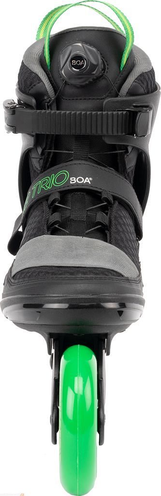 Outdoorweb.eu - TRIO LT 100 BOA, black green - men's roller skates