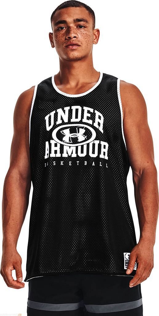 Under Armour BASELINE TANK - Top - black red red/black 