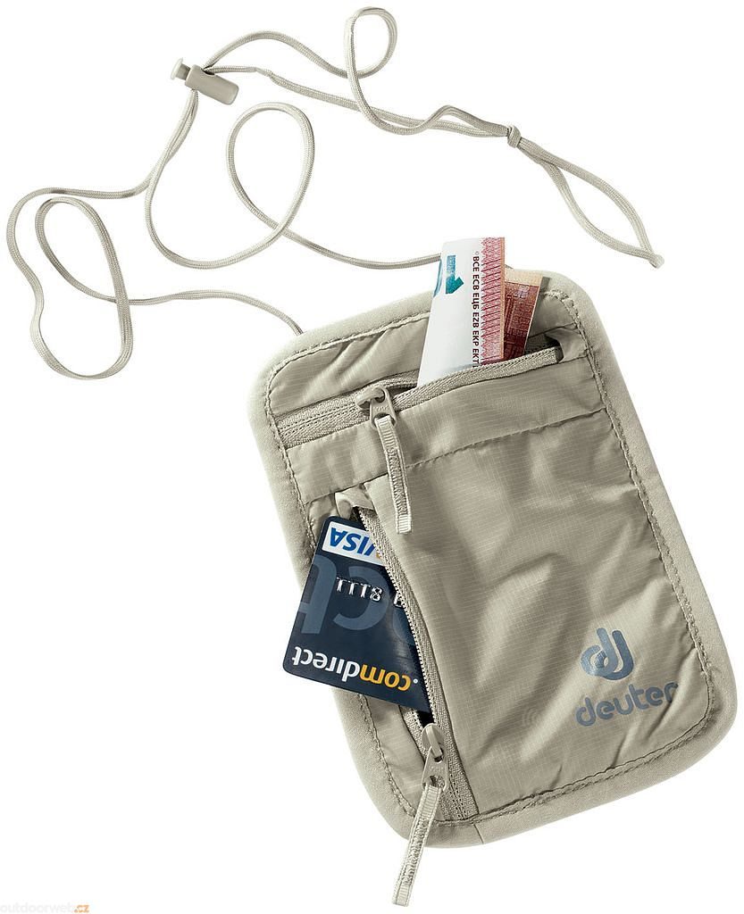 Security Wallet I sand - bezpečnostní kapsa - bezpečnostní kapsa - DEUTER -  pouzdra na doklady - turistika - 174 Kč