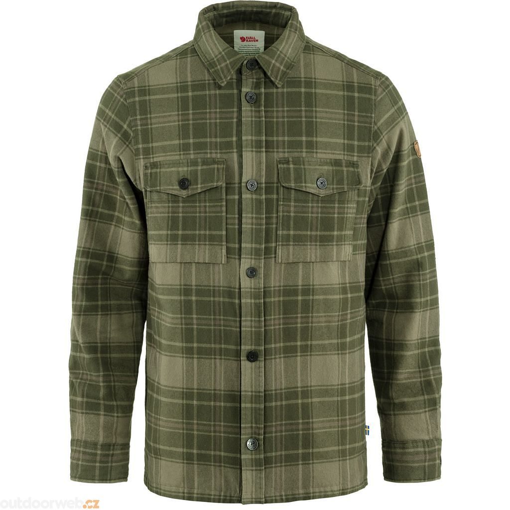 Övik Lite Padded Shirt M Deep Forest-Laurel Green - košile pánské -  FJÄLLRÄVEN - 180.51 €