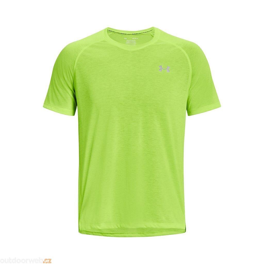  UA STREAKER TEE, Green - men's short sleeve t-shirt - UNDER  ARMOUR - 27.57 € - outdoorové oblečení a vybavení shop