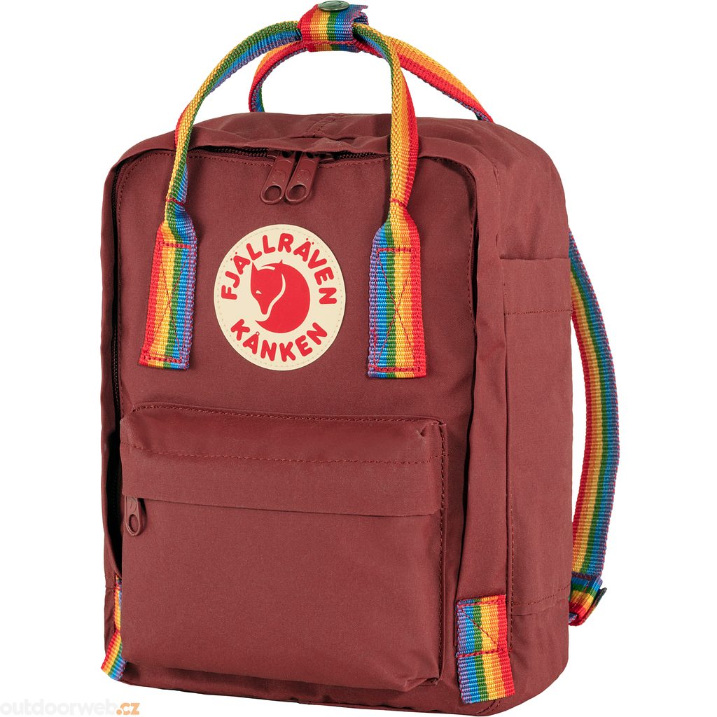 Fjallraven Mini Kanken Rainbow Handle Mini Backpack