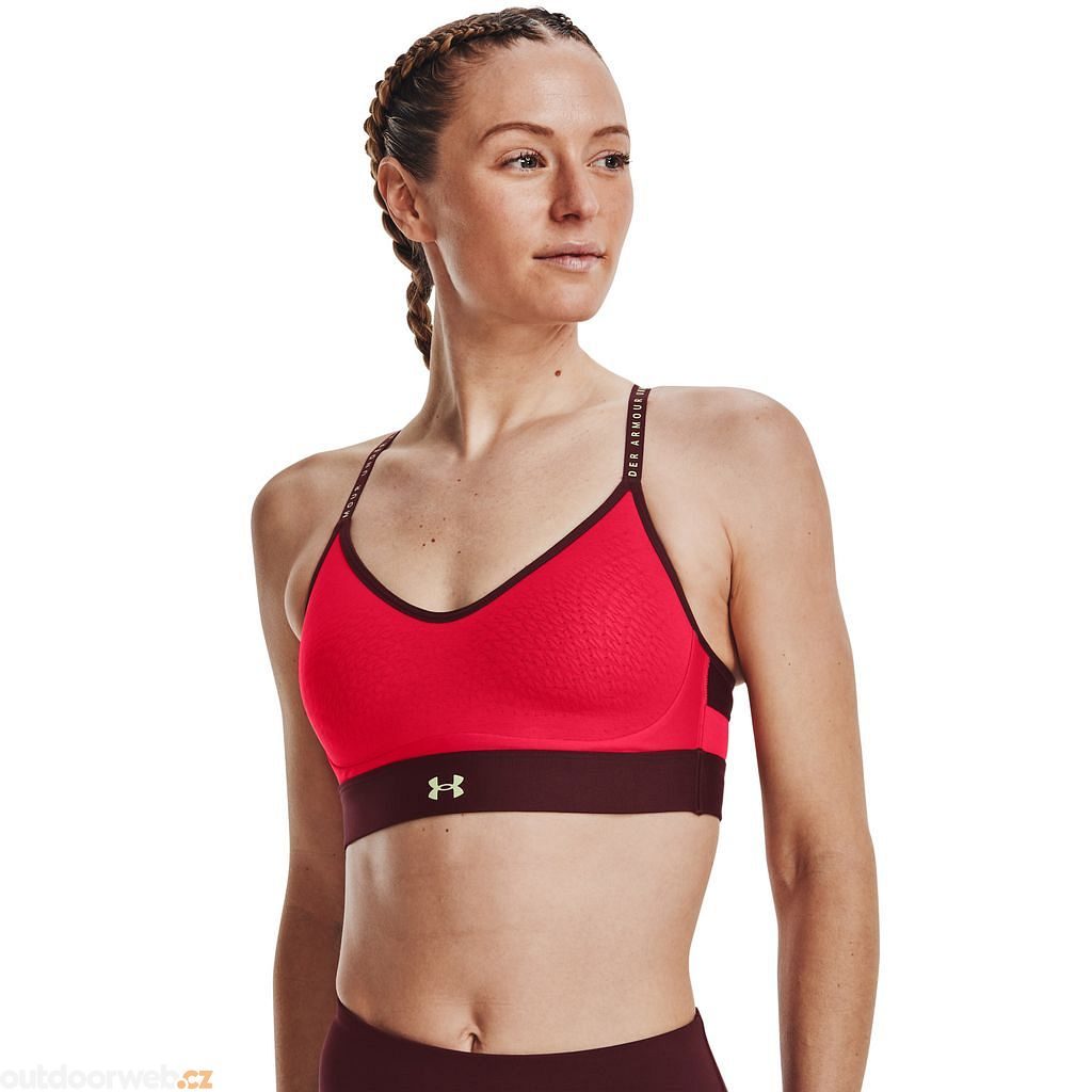  UA Infinity Low, Red - sports bra - UNDER ARMOUR - 28.44 €  - outdoorové oblečení a vybavení shop