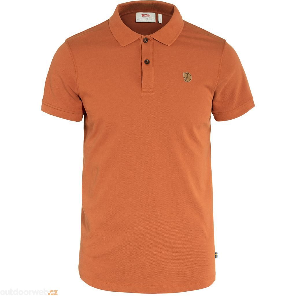 Övik Polo Shirt M Terracotta Brown - tričko pánské - FJÄLLRÄVEN - 79.93 €