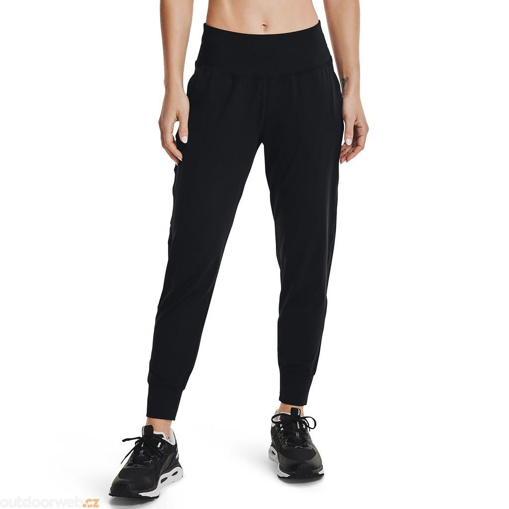 Women's training trousers - black with white paws