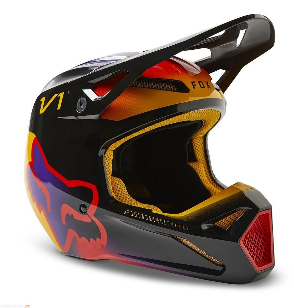 V1 Toxsyk Helmet Dot/Ece Black - cyklistická přilba - FOX - 4 799 Kč