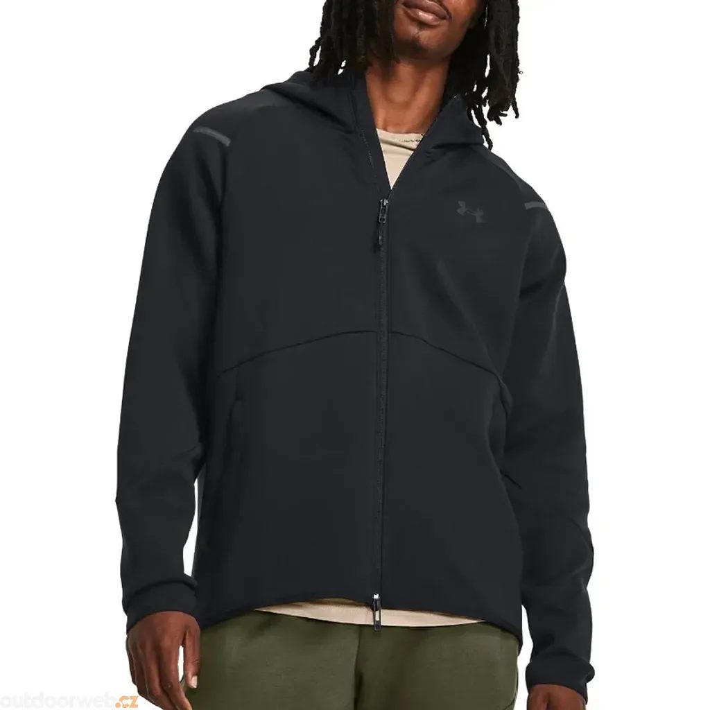  Unstoppable Flc FZ, Black - men's sweatshirt - UNDER ARMOUR  - 103.16 € - outdoorové oblečení a vybavení shop