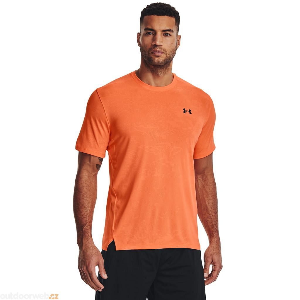 Tech Vent Jacquard SS, orange - men's short sleeve t-shirt - UNDER ARMOUR -  31.75 €