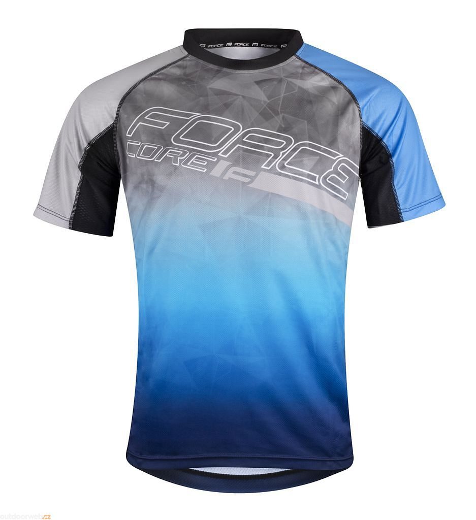 MTB CORE, grey-blue - cycling jersey - FORCE - 20.72 €