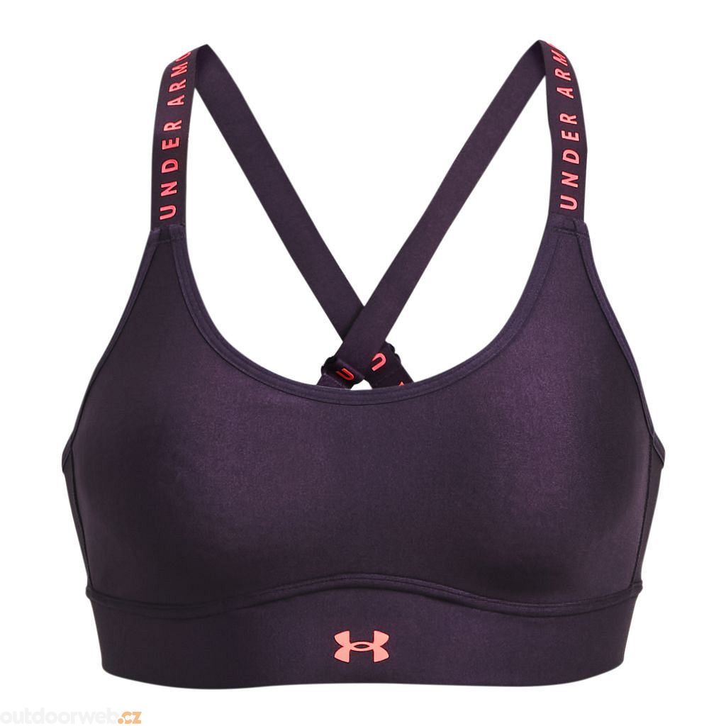  Infinity Mid Covered, purple - sports bra for women - UNDER  ARMOUR - 37.00 € - outdoorové oblečení a vybavení shop