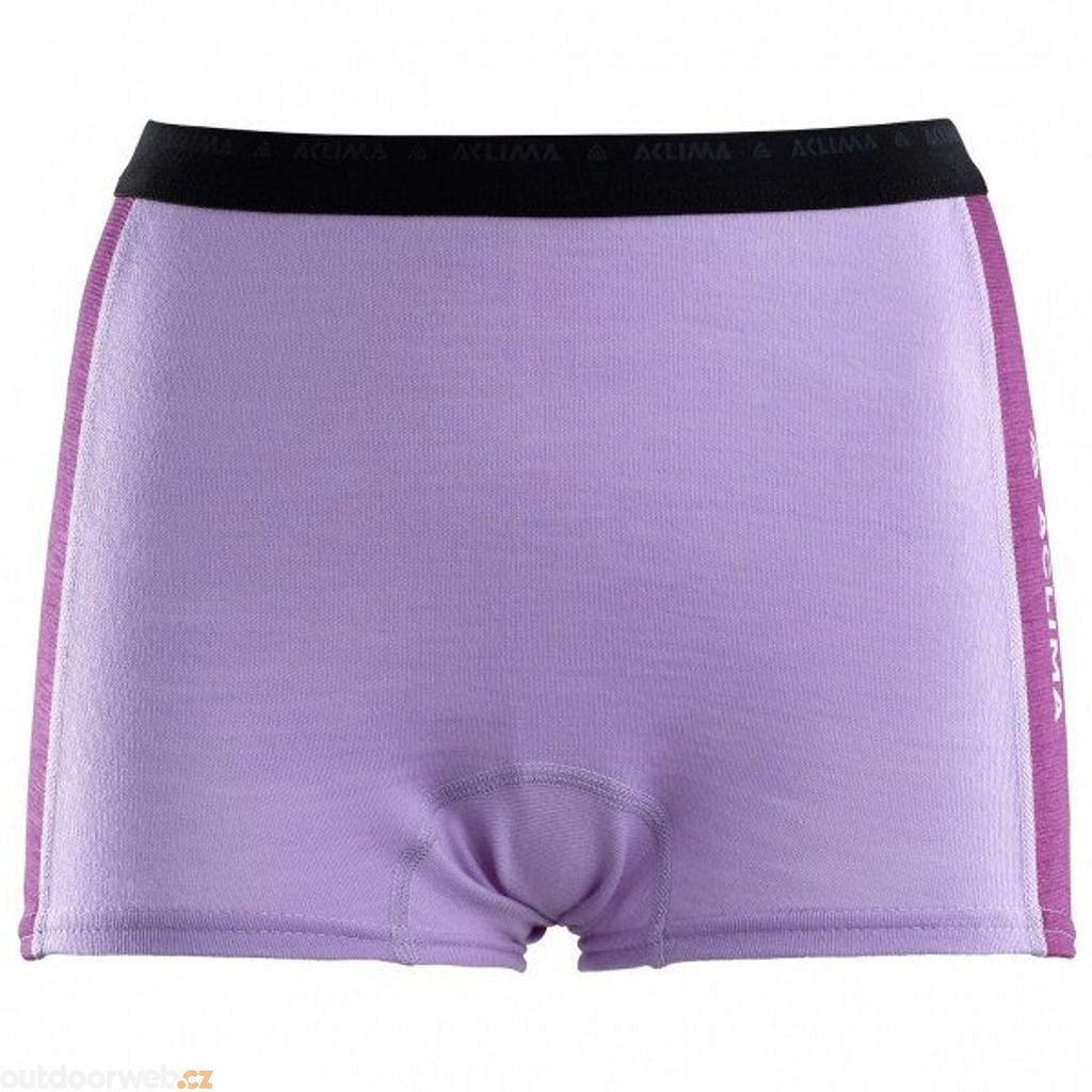WarmWool Boxer shorts, Woman, Purple Rose / Sunset Purple - Boxerky dámské  - ACLIMA - 919 Kč