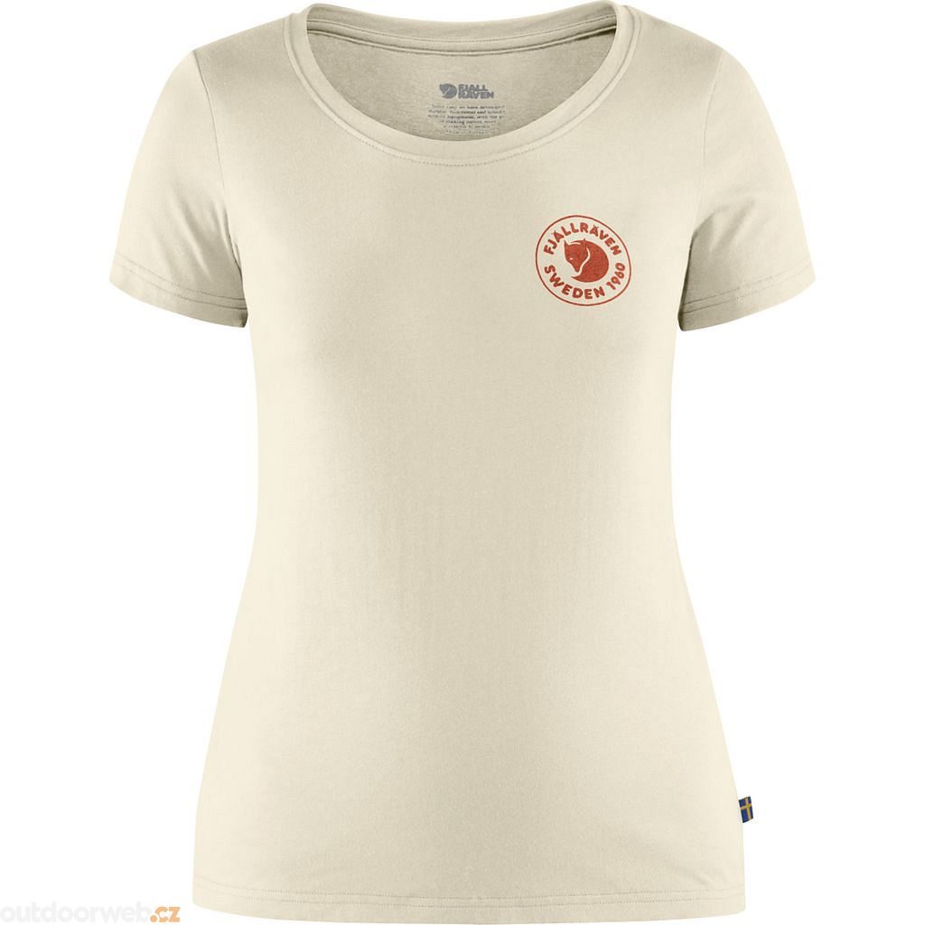 1960 Logo T-shirt W Chalk White - tričko dámské - FJÄLLRÄVEN - 45.25 €