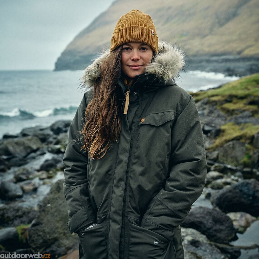 Fjallraven Women's Nuuk Parka in Buckwheat Brown - Medium