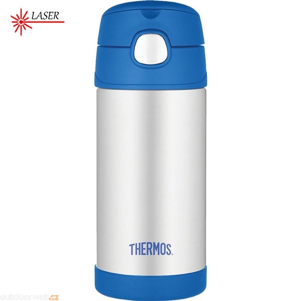 Baby thermos with straw 355 ml blue - Stainless steel vacuum insulated  thermos - THERMOS - 22.96 €