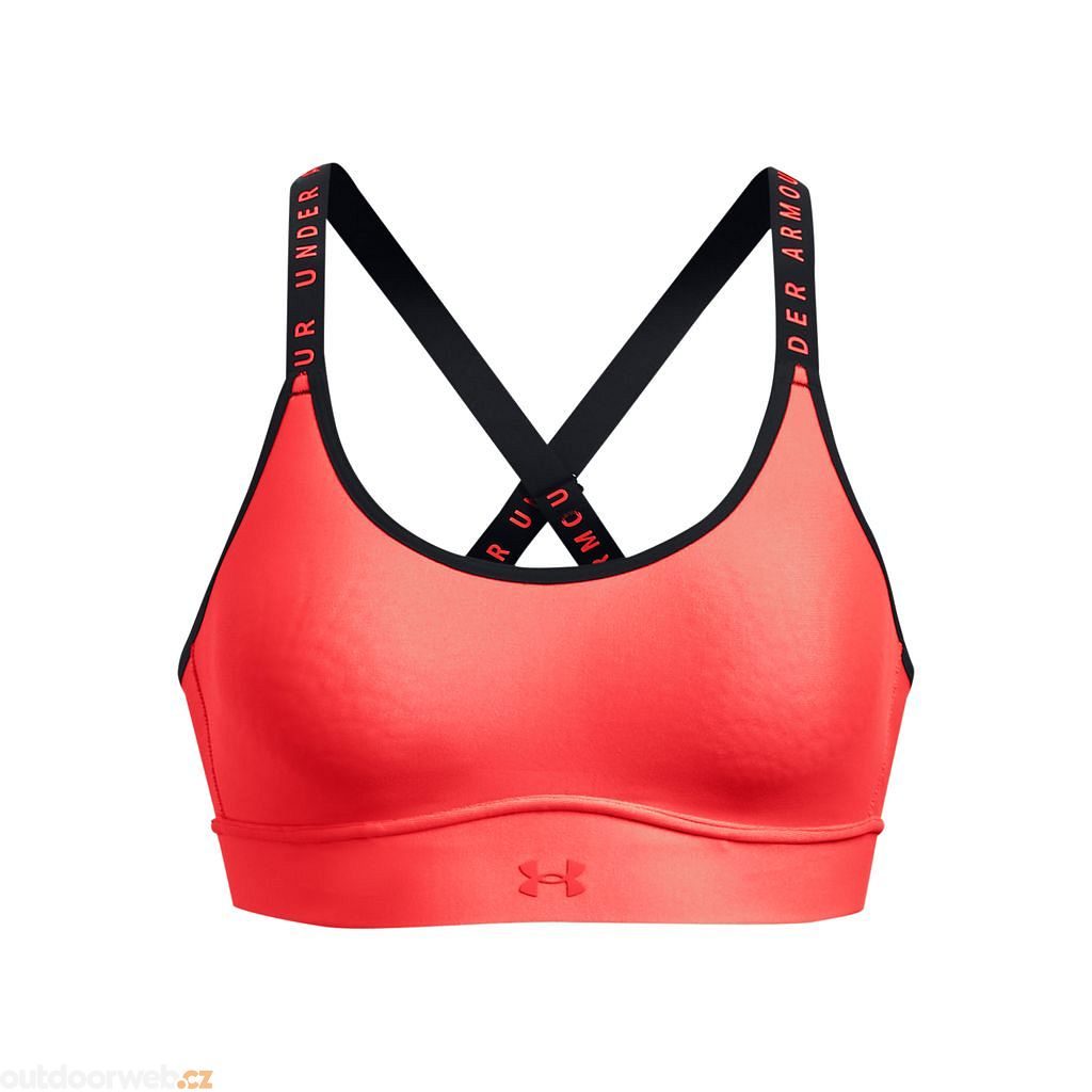  Infinity Mid Covered-RED - sports bra - UNDER ARMOUR -  42.00 € - outdoorové oblečení a vybavení shop