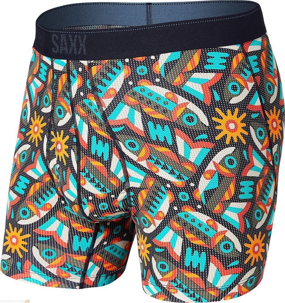 QUEST BOXER BRIEF FLY multi fish are fly - boxers - SAXX - 23.15 €
