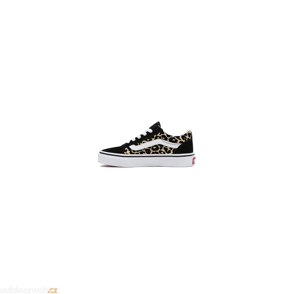 JN OLD SKOOL, (FLOCKED LEOPARD) BLACK/TRUE WHITE - junior sneakers - VANS -  43.40 €