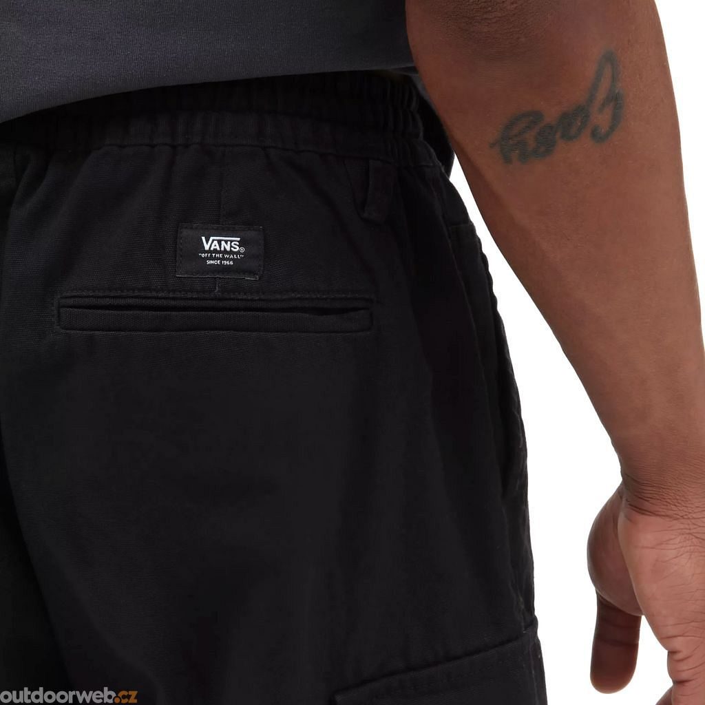  RANGE CARGO BAGGY TAPERED ELASTIC PANT, Black - men's  trousers - VANS - 44.83 € - outdoorové oblečení a vybavení shop