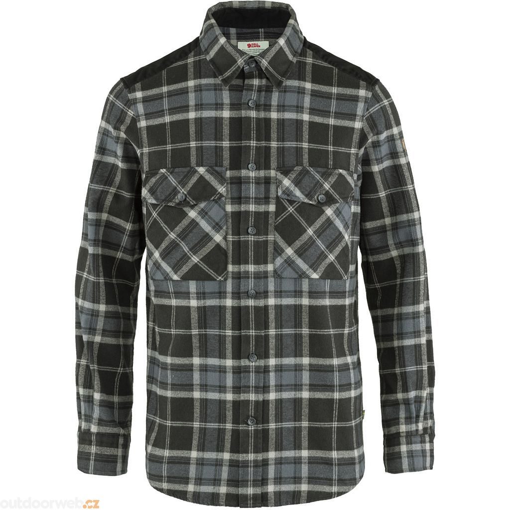 Outdoorweb.eu - Övik Twill Shirt M, Black-Fog - men's long sleeve shirt -  FJÄLLRÄVEN - 87.25 € - outdoorové oblečení a vybavení shop