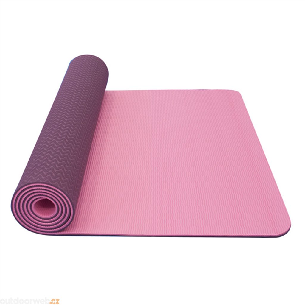 Outdoorweb.cz - Yoga Mat dvouvrstvá, materiál TPE růžová/fialová - Fitness  podložka - YATE - 666 Kč - outdoorové oblečení a vybavení shop