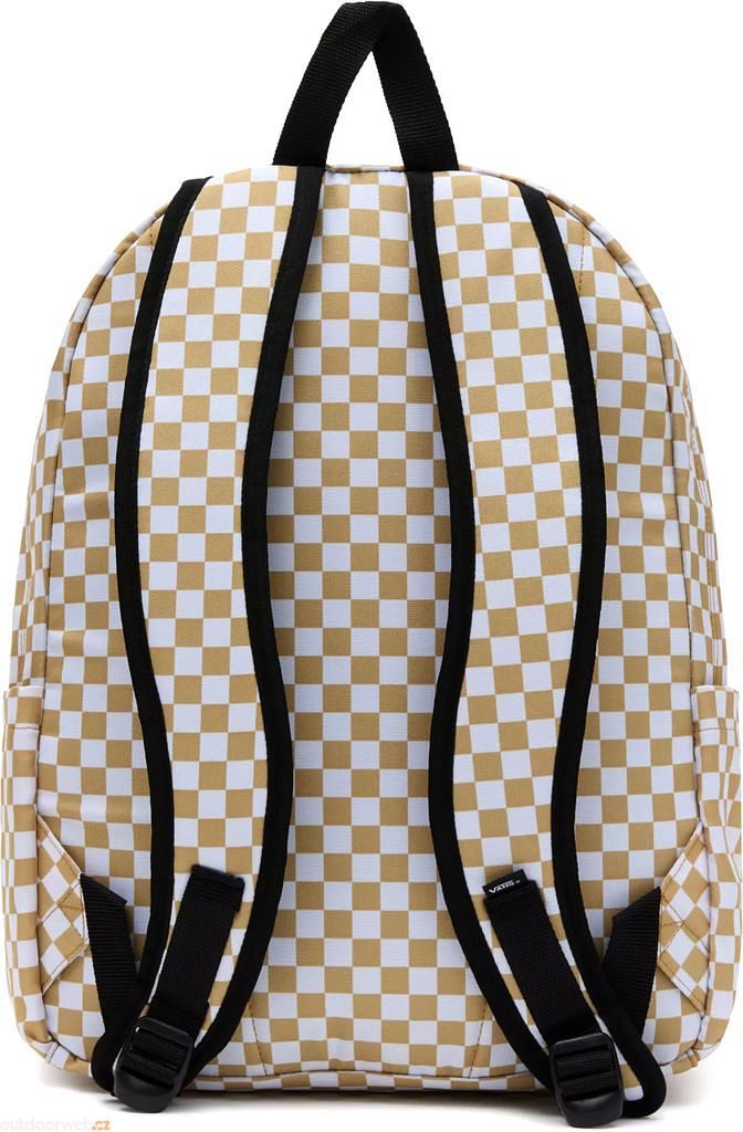 Vans black and white checkered best sale backpack