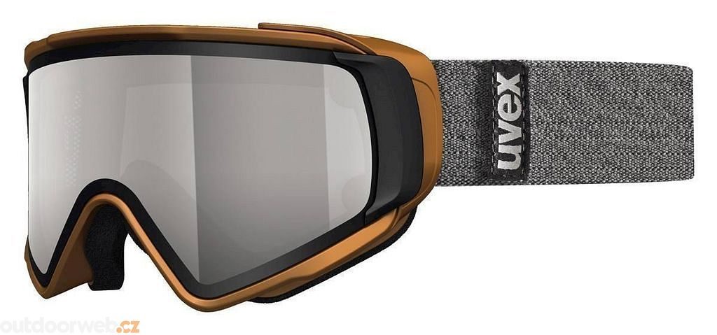 JAKK TAKE OFF POLA, copper mat double lens/polavision litemirror  silver/clear - ski goggles - UVEX - 155.92 €