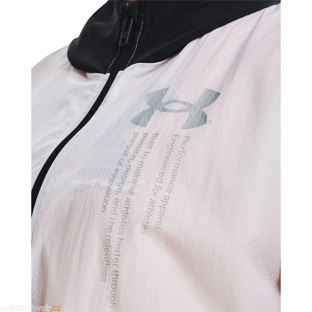  Woven Graphic Jacket, White - women's jacket - UNDER ARMOUR  - 61.06 € - outdoorové oblečení a vybavení shop