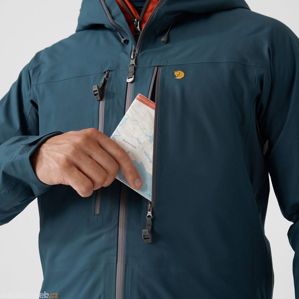 Bergtagen Eco-Shell Jacket M Mountain Blue - Horolezecká bunda pánská -  FJÄLLRÄVEN - 589.41 €