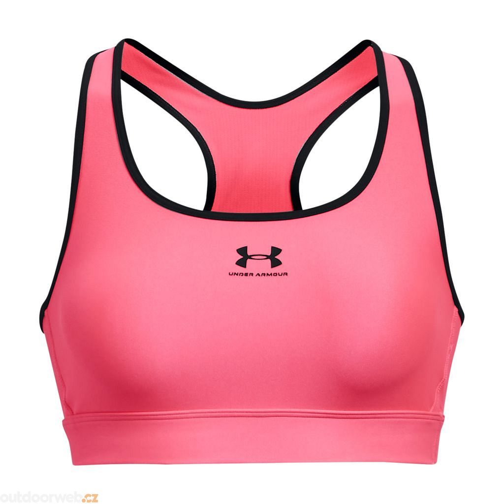  UA HG Armour Mid Padless, Pink - sports bra