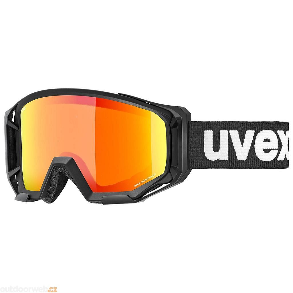 ATHLETIC CV, BLACK MAT, MIRROR ORANGE (2230) - lyžařské brýle - UVEX - 2  319 Kč