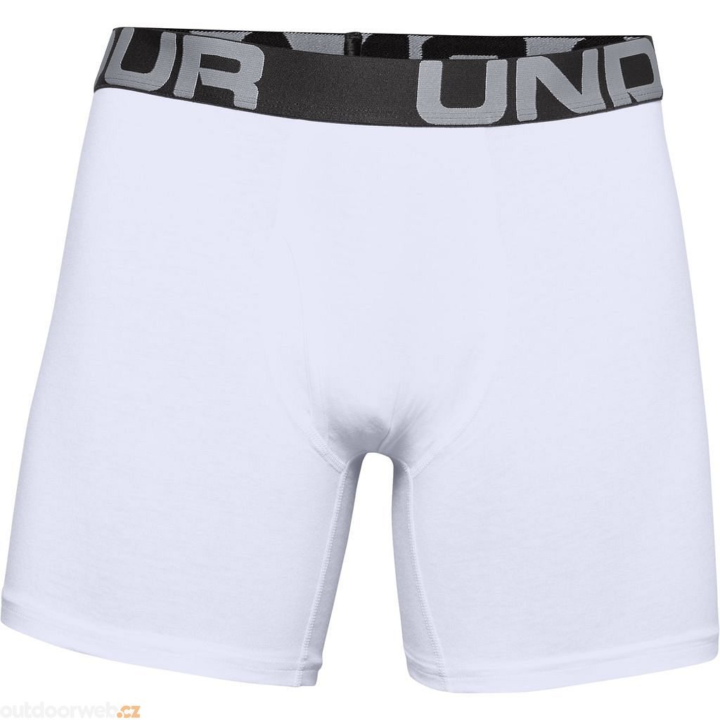 Under Armour Charged cotton 6in boxers in grey 3 Pack