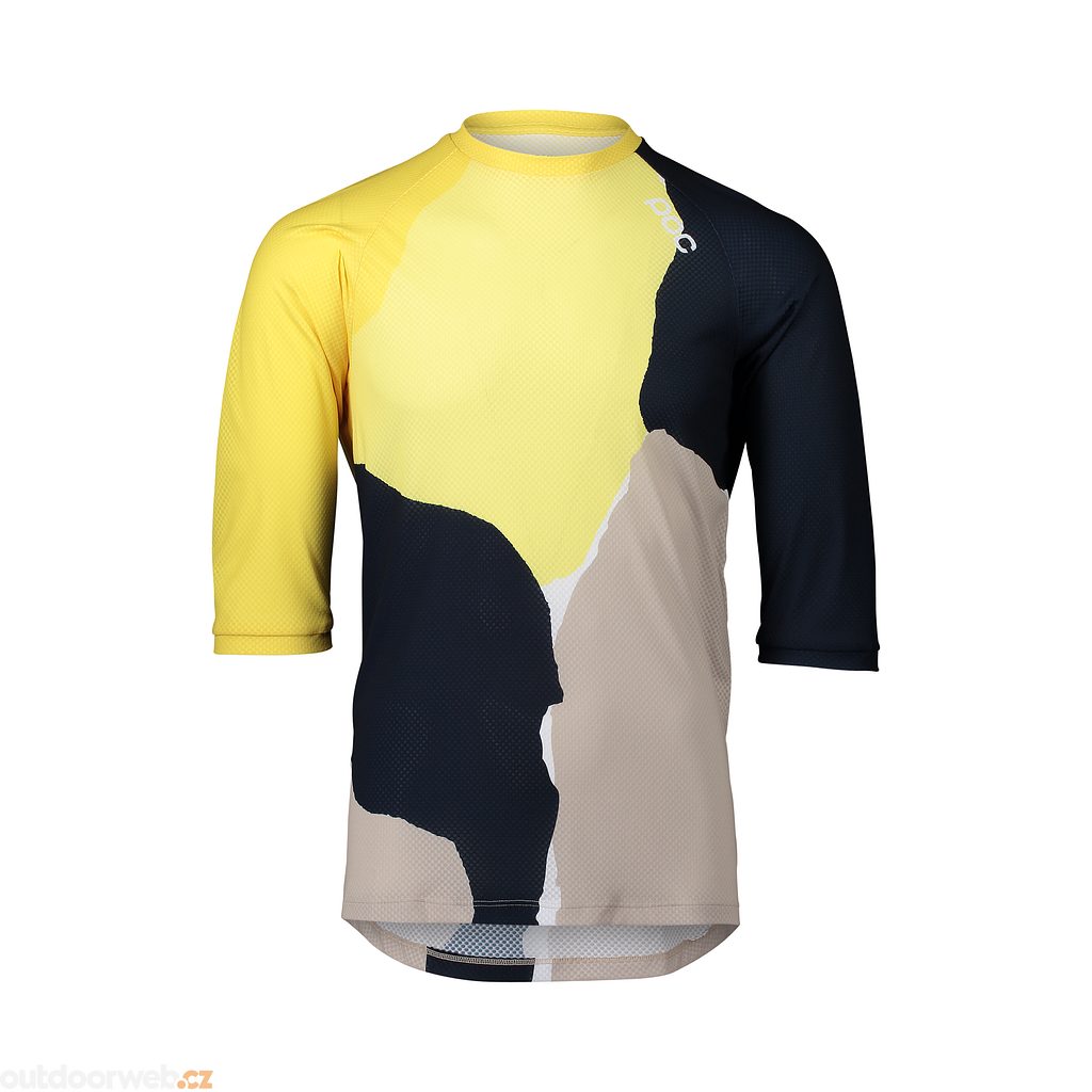 MTB Pure 3/4 Jersey Color Splashes Multi Sulfur Yellow - cyklistický dres -  POC - 1 393 Kč