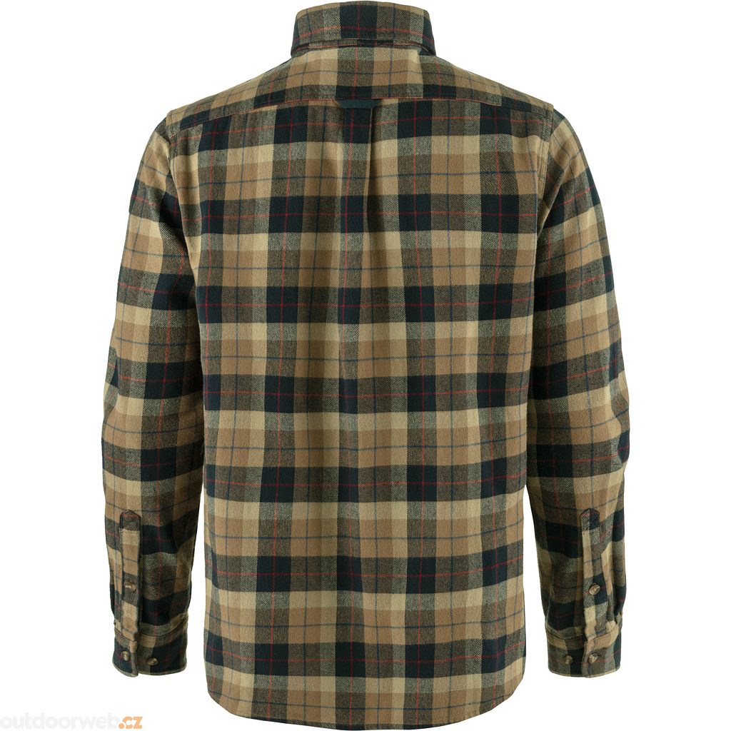 Värmland Heavy Flannel Shirt M, Dark Sand-Dark Navy - košile pánská ...