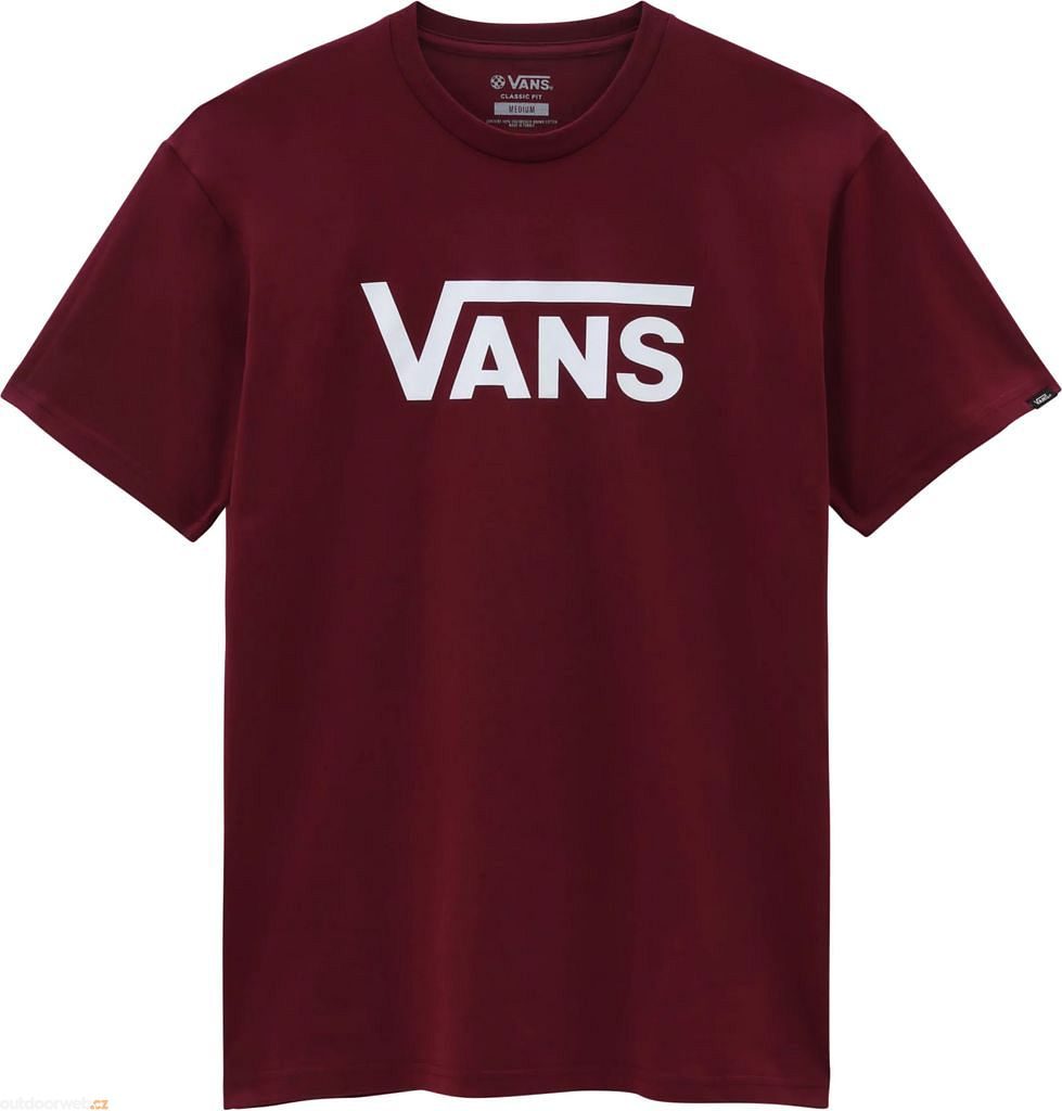 MN CLASSIC BURGUNDY/WHITE - men's t-shirt - VANS - 26.23 €