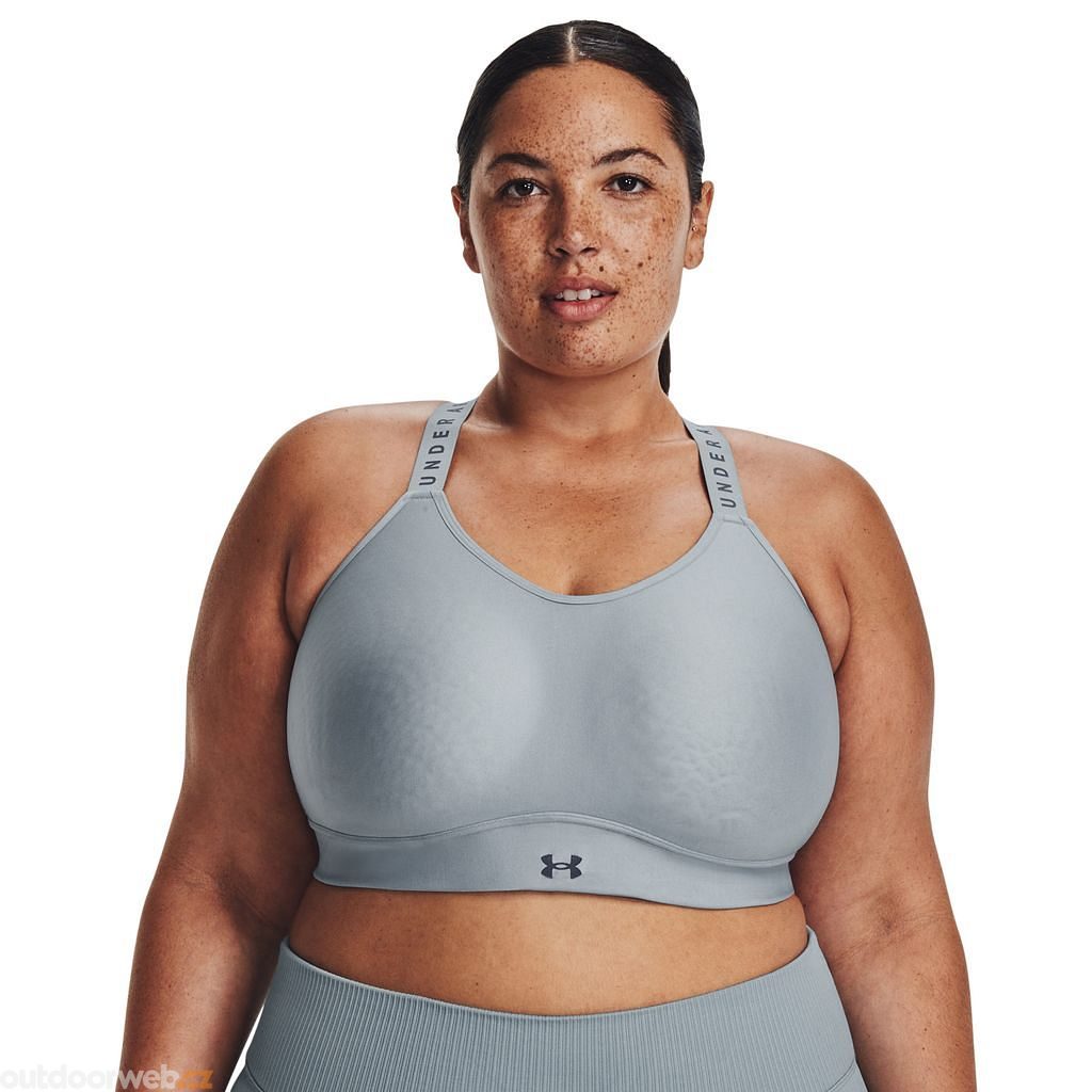  UA Infinity Mid Covered, Blue/grey - sports bra - UNDER  ARMOUR - 35.85 € - outdoorové oblečení a vybavení shop