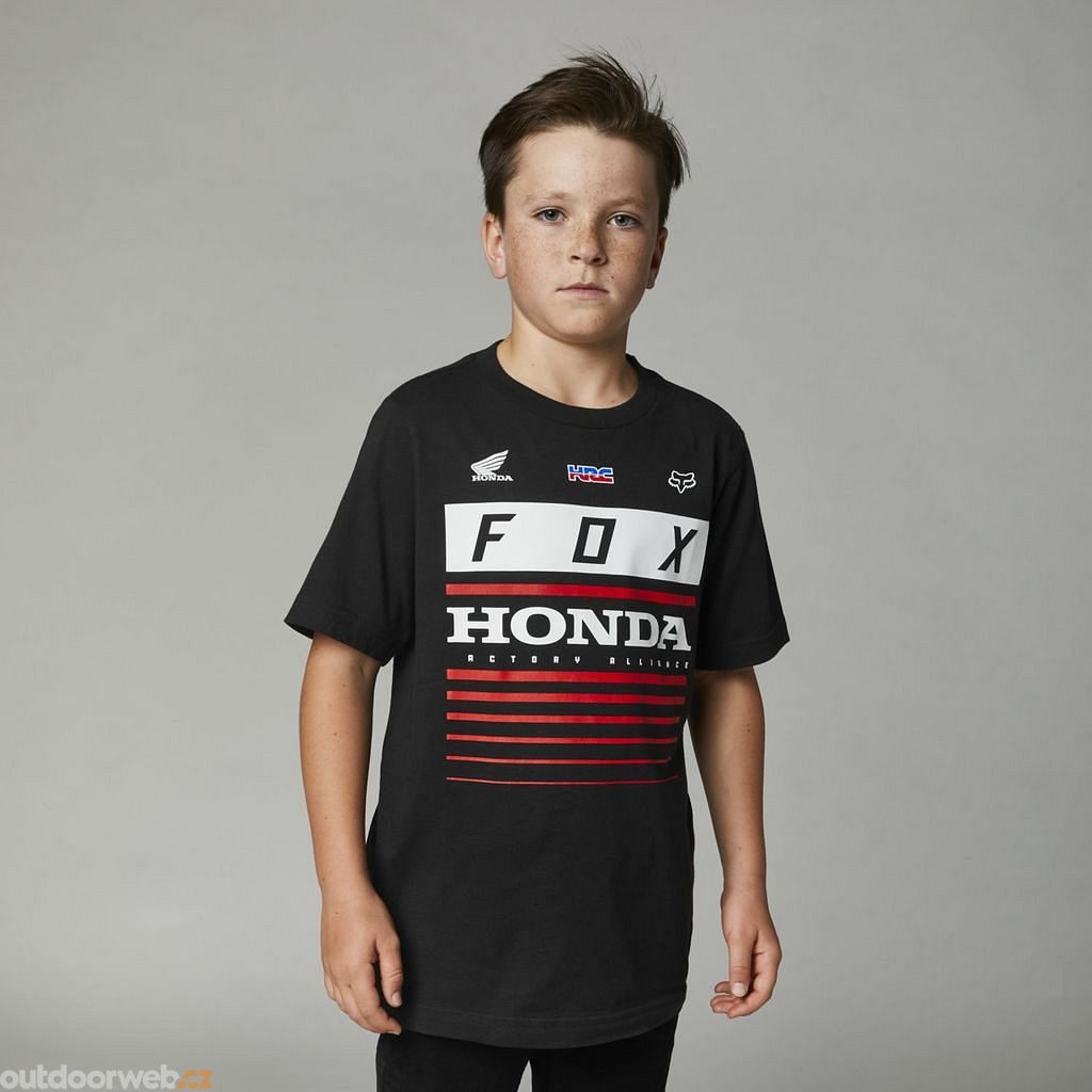 Outdoorweb.cz - Youth Honda Ss Tee, Black - dětské tričko - FOX - 389 Kč -  outdoorové oblečení a vybavení shop