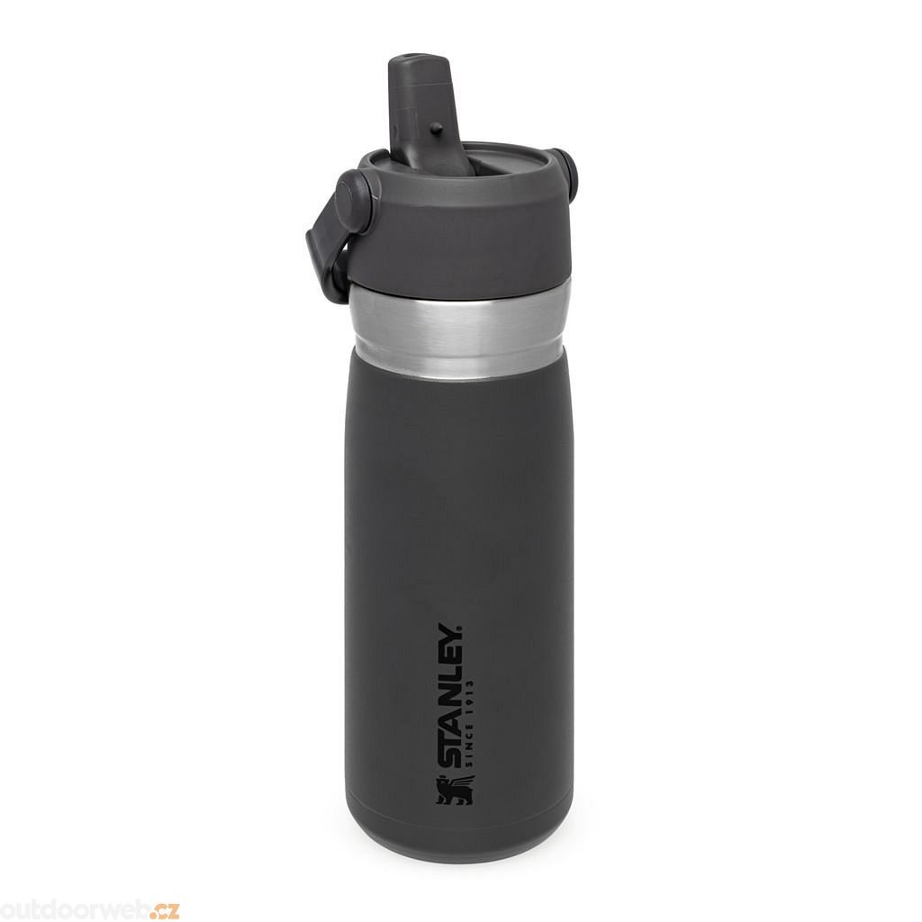  GO FLIP STRAW 650 ml dark grey - vacuum bottle