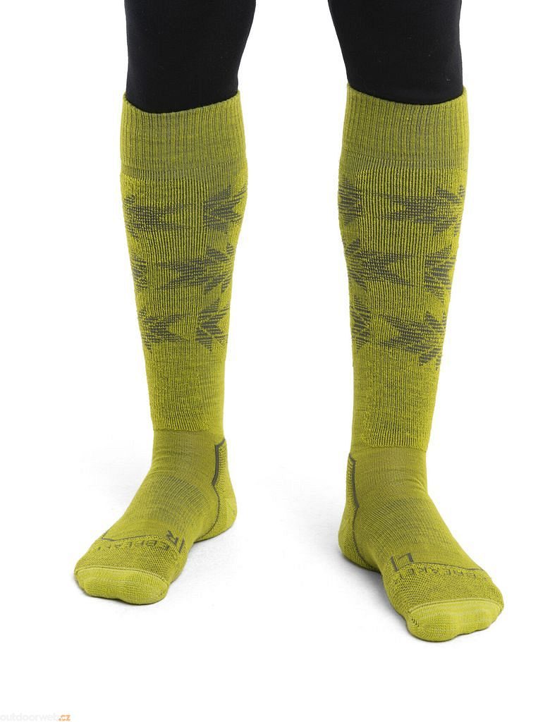 Icebreaker Women's Merino Ski+ Light Over the Calf Socks - Ski Town