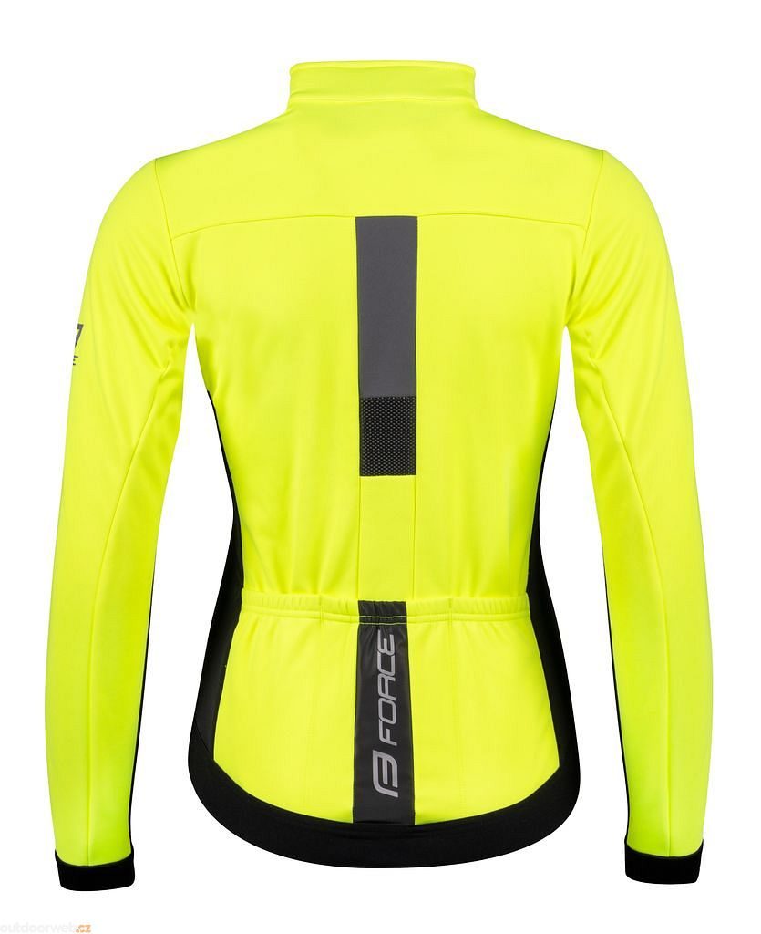 FROST LADY softshell zimní, fluo-černá - dámská cyklistická bunda - FORCE -  1 529 Kč