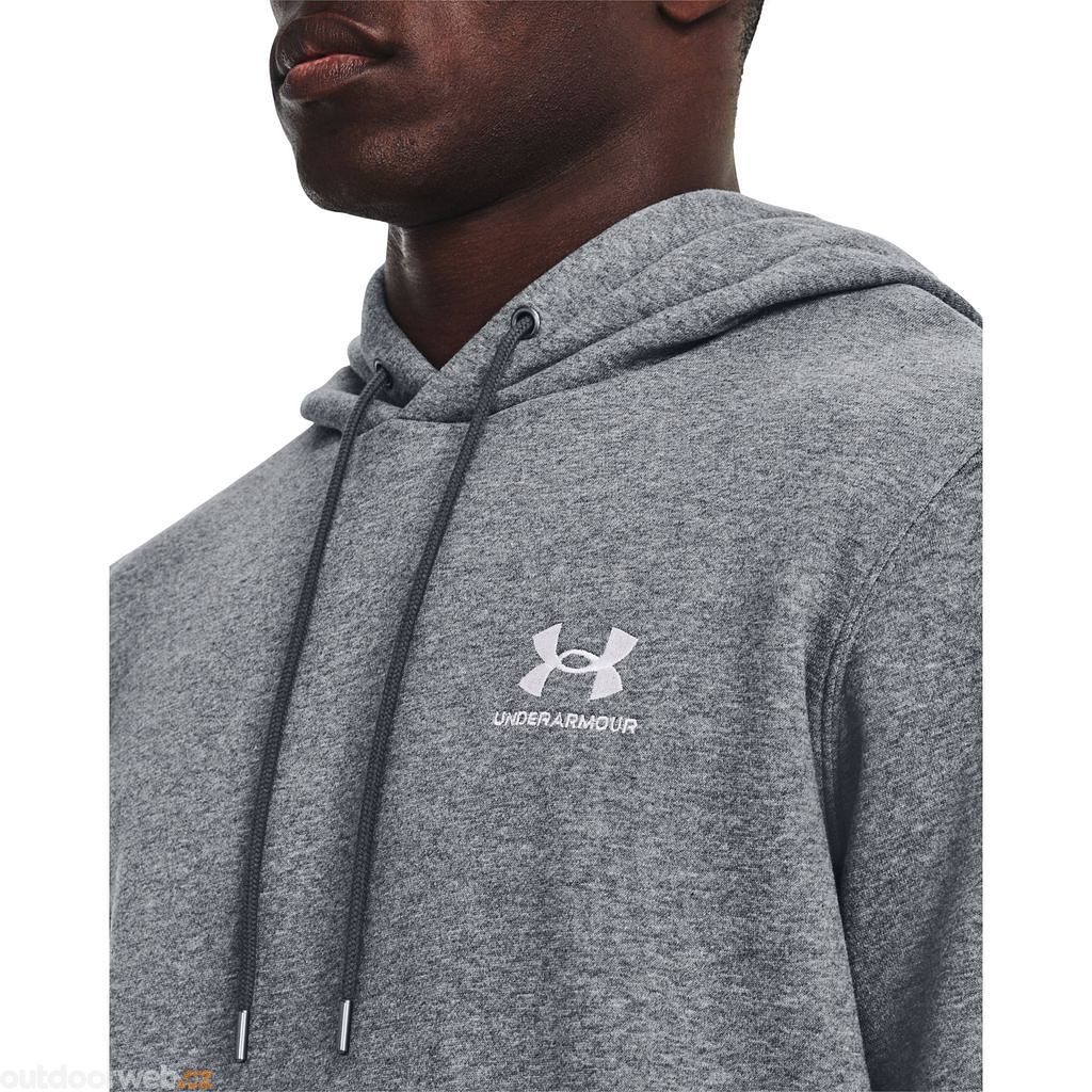  UA Essential Fleece Hoodie, Gray - men's sweatshirt - UNDER  ARMOUR - 55.21 € - outdoorové oblečení a vybavení shop