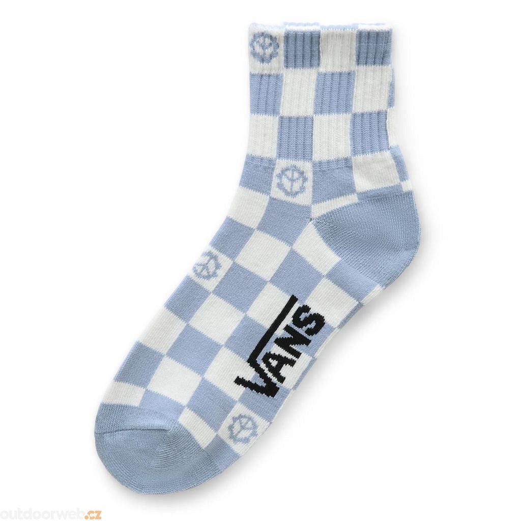 GRAPHIC HALF CREW SOCK PEACE CHECK ASHLEY BLUE - dámské ponožky - VANS -  12.74 €