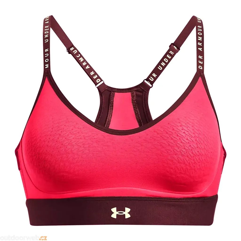 UA Infinity Low Strappy, Red - sports bra - UNDER ARMOUR -  30.47 € - outdoorové oblečení a vybavení shop