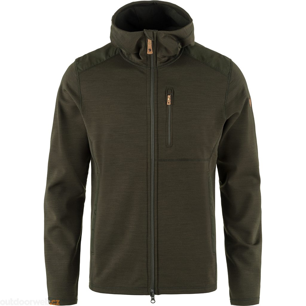 Outdoorweb.eu Keb Fleece Hoodie M Deep Forest men s sweatshirt FJALLRAVEN 225.15