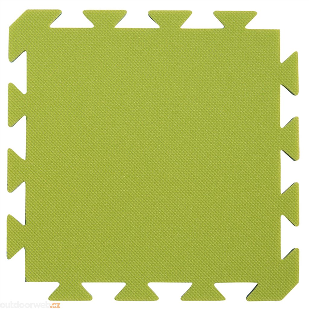 PĚNOVÝ KOBEREC světle/tmavě zelená 29x29x1,2 cm - Čtvercové dlaždice z pěny  - YATE - 44 Kč