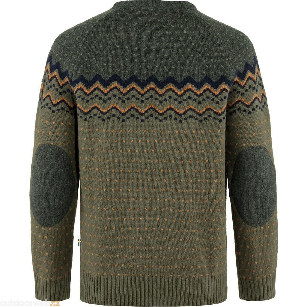 Outdoorweb.eu - Övik Knit Sweater M Laurel Green-Deep Forest - svetr pánský  - FJÄLLRÄVEN - 187.97 € - outdoorové oblečení a vybavení shop