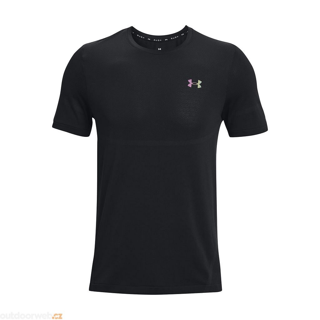  UA Rush Seamless Legacy SS, Black - men's short sleeve  t-shirt - UNDER ARMOUR - 52.73 € - outdoorové oblečení a vybavení shop