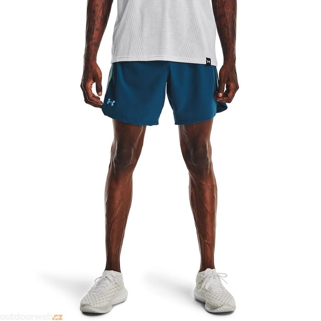  UA SPEEDPOCKET 7'' SHORT, Blue - men's running