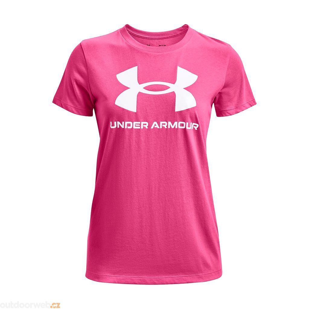 UA SPORTSTYLE LOGO SS, Pink - T-shirt short sleeve ladies - UNDER ARMOUR -  19.93 €